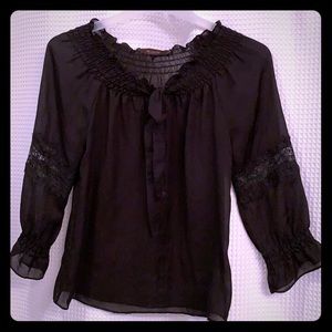 The Limited Black lace Top